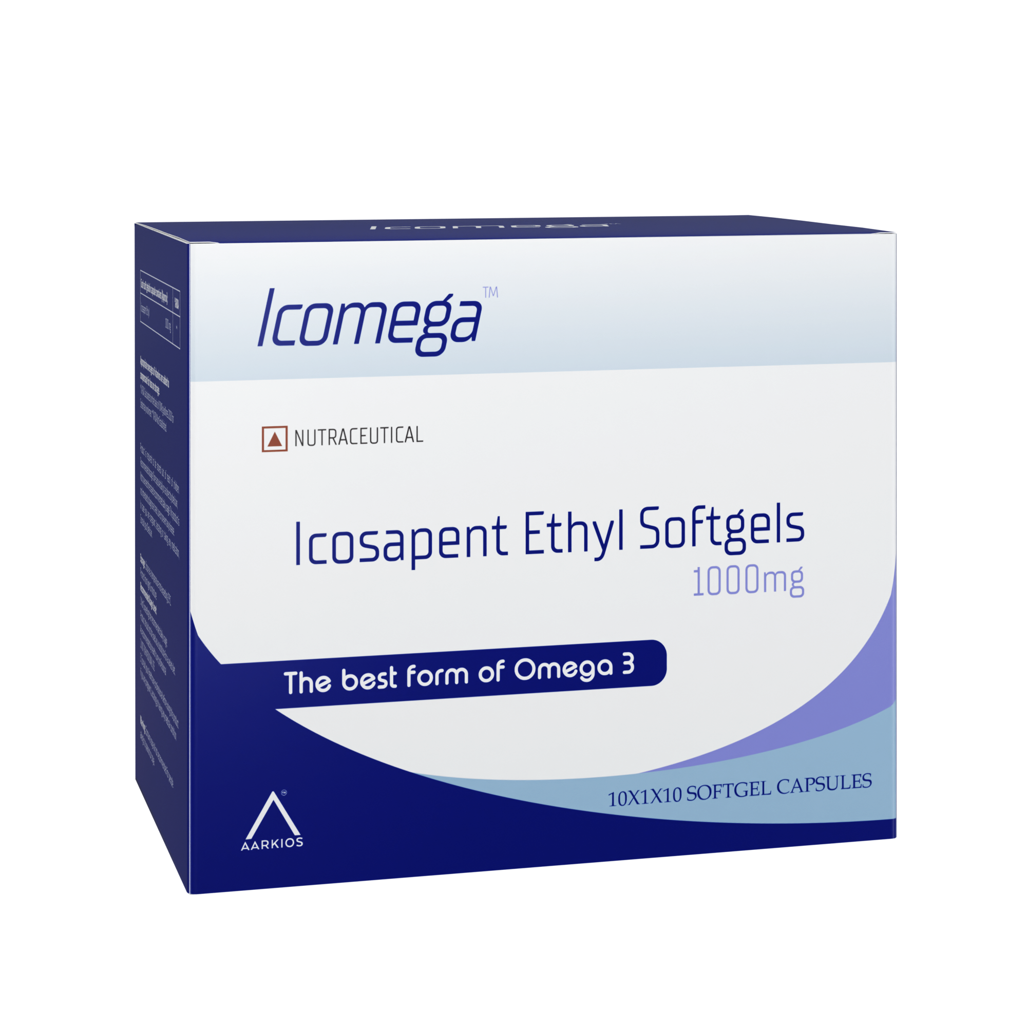 Aarkios Icomega ( Icosapent Ethyl Softgels 1000mg )